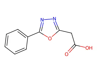 2-(5-phenyl-1,3,4-oxadiazol-2-yl)acetic Acid structure