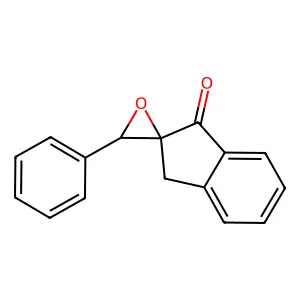2,3-Dihydro-2-phenyl-3-spiroepoxy-1H-indanone structure