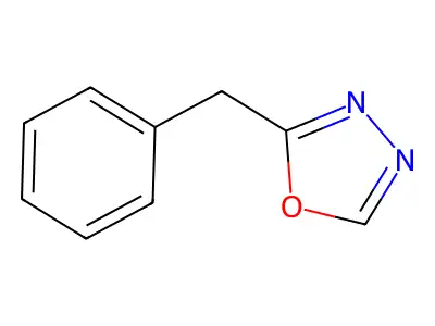 2-Benzyl-1,3,4-oxadiazole structure