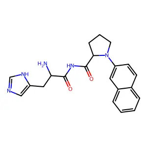 组氨酰脯氨酰-2-萘甲酰胺 structure
