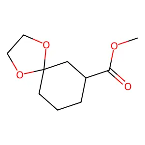 Methyl 1,4-dioxaspiro[4.5]decane-7-carboxylate structure