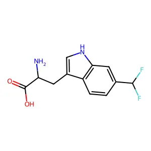 6-(Difluoromethyl)tryptophan structure
