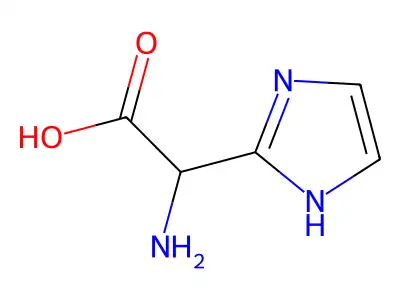 2-amino-2-(1H-imidazol-2-yl)acetic Acid structure