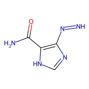 5-重氮基-1H-咪唑-4-甲酰胺 structure