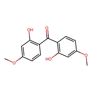 2,2'-Dihydroxy-4,4'-dimethoxybenzophenone structure