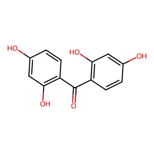2,2',4,4'-Tetrahydroxybenzophenone structure