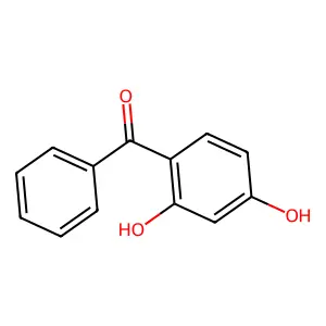 2,4-二羟基二苯甲酮 structure