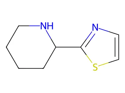 2-(1,3-Thiazol-2-yl)piperidine structure