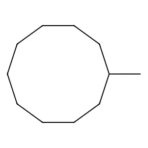 Methylcyclodecane structure