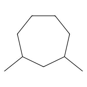 1,3-Dimethylcycloheptane structure