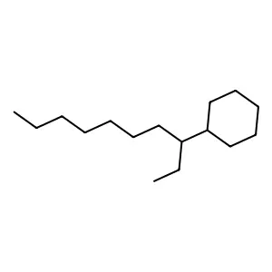 (1-Ethyloctyl)cyclohexane structure
