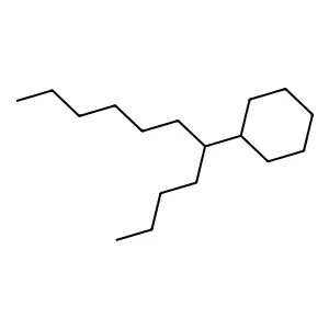(1-Butylheptyl)cyclohexane structure