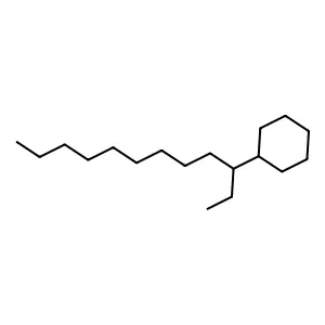 (1-Ethyldecyl)cyclohexane structure