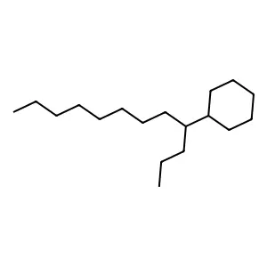 (1-Propylnonyl)cyclohexane structure