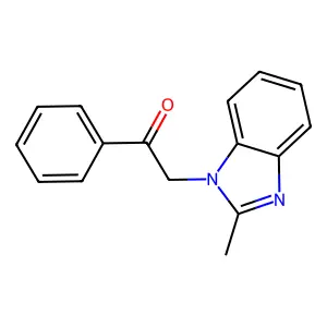 2-(2-Methylbenzimidazol-1-yl)-1-phenylethanone structure
