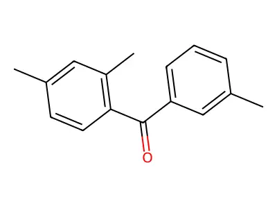 (2,4-Dimethylphenyl)-(3-methylphenyl)methanone structure