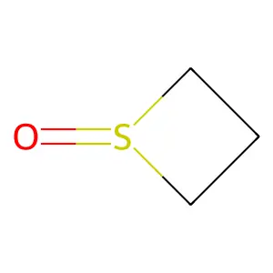 Thietane oxide structure
