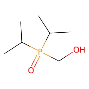 (Hydroxymethyl)diisopropylphosphine oxide structure
