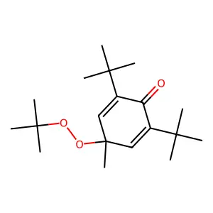 2,6-Di-tert-butyl-4-methyl-4-tert-butylperoxy-2,5-cyclohexadienone structure