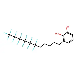 3-(Tridecafluoroundecyl)catechol structure