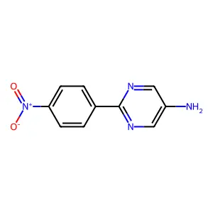 5-Amino-2-(4-nitrophenyl)pyrimidine structure