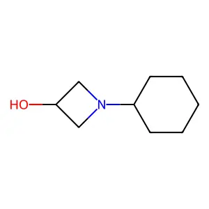 3-Azetidinol, 1-cyclohexyl- structure