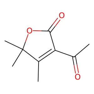 2(5H)-Furanone, 3-acetyl-4,5,5-trimethyl- structure