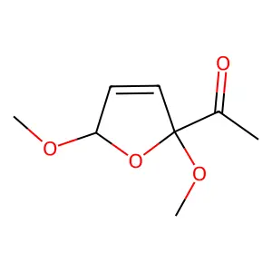 1-(2,5-Dimethoxy-2,5-dihydro-2-furanyl)ethanone structure