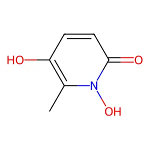 1,5-Dihydroxy-6-methyl-2(1H)-pyridinone structure
