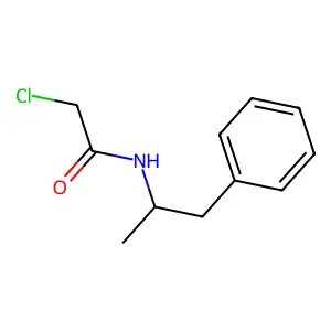 2-氯-N-(1-苯基丙-2-基)乙酰胺 structure