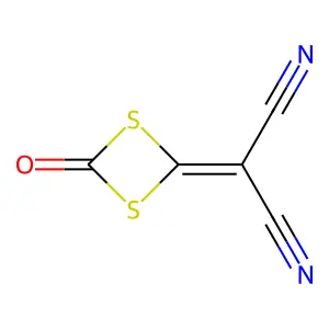 1,3-Dithetan-2-one, 4-(dicyanomethylene)- structure