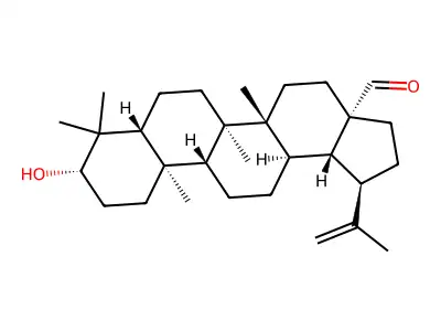 白桦脂醛 structure