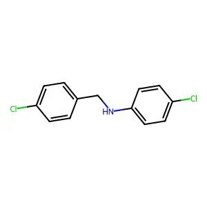 4-chloro-N-[(4-chlorophenyl)methyl]aniline structure