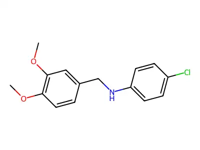 N-(4-Chlorophenyl)-3,4-dimethoxybenzylamine structure