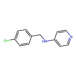 N-[(4-氯苯基)甲基]吡啶-4-胺 structure