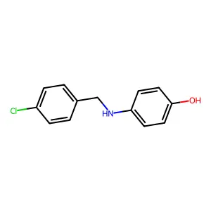 4-[(4-Chlorobenzyl)amino]phenol structure