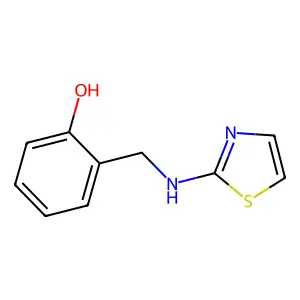 Alpha-(2-thiazolylamino)-O-cresol structure