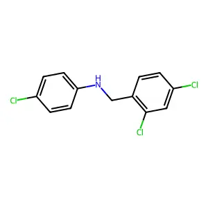 2,4-Dichloro-N-(4-chlorophenyl)benzenemethanamine structure