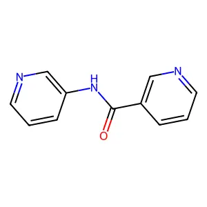 3-吡啶基烟酰胺 structure