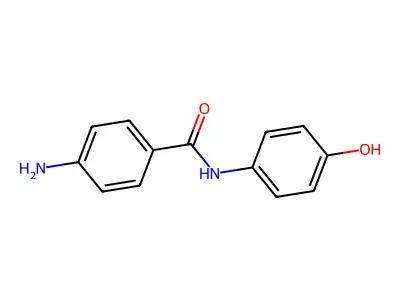 4-amino-N-(4-hydroxyphenyl)benzamide structure