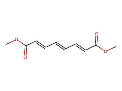 Dimethyl Octa-2,4,6-trienedioate structure