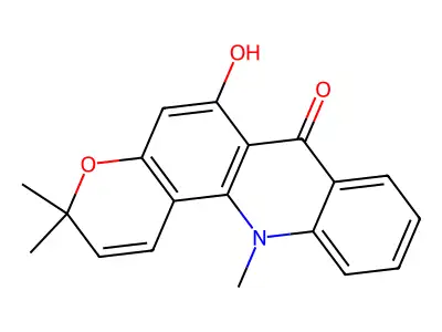 Noracronycine structure