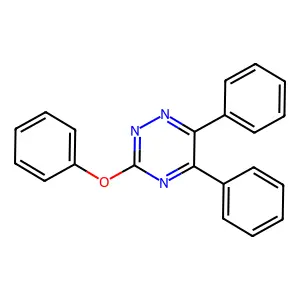 as-Triazine, 5,6-diphenyl-3-phenoxy- structure