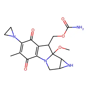 [(8S,8aR)-6-(Aziridin-1-yl)-8a-methoxy-5-methyl-4,7-dioxo-1,1a,2,4,7,8,8a,8b-octahydroazirino[2',3':3,4]pyrrolo[1,2-a]indol-8-yl]methyl hydrogen carbonimidate structure
