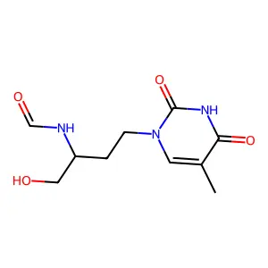 Thymine acyclonucleoside structure