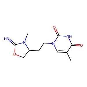 Thymine acyclonucleoside structure
