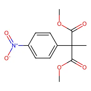 Dimethyl 2-methyl-2-(4-nitrophenyl)malonate structure