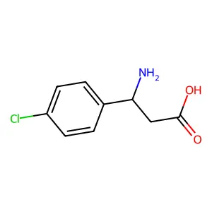 3-氨基-3-(4-氯苯基)丙酸 structure