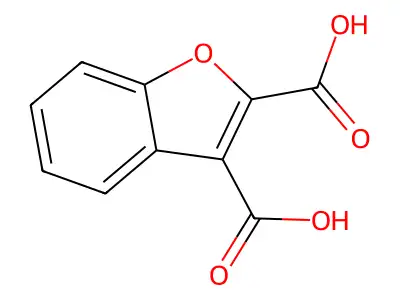2,3-Benzofurandicarboxylic acid structure