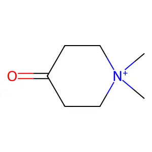 1,1-Dimethyl-4-oxopiperidinium iodide structure